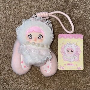 Nommi Baby Sweetheart Bunny Mousse Sweet Pendant